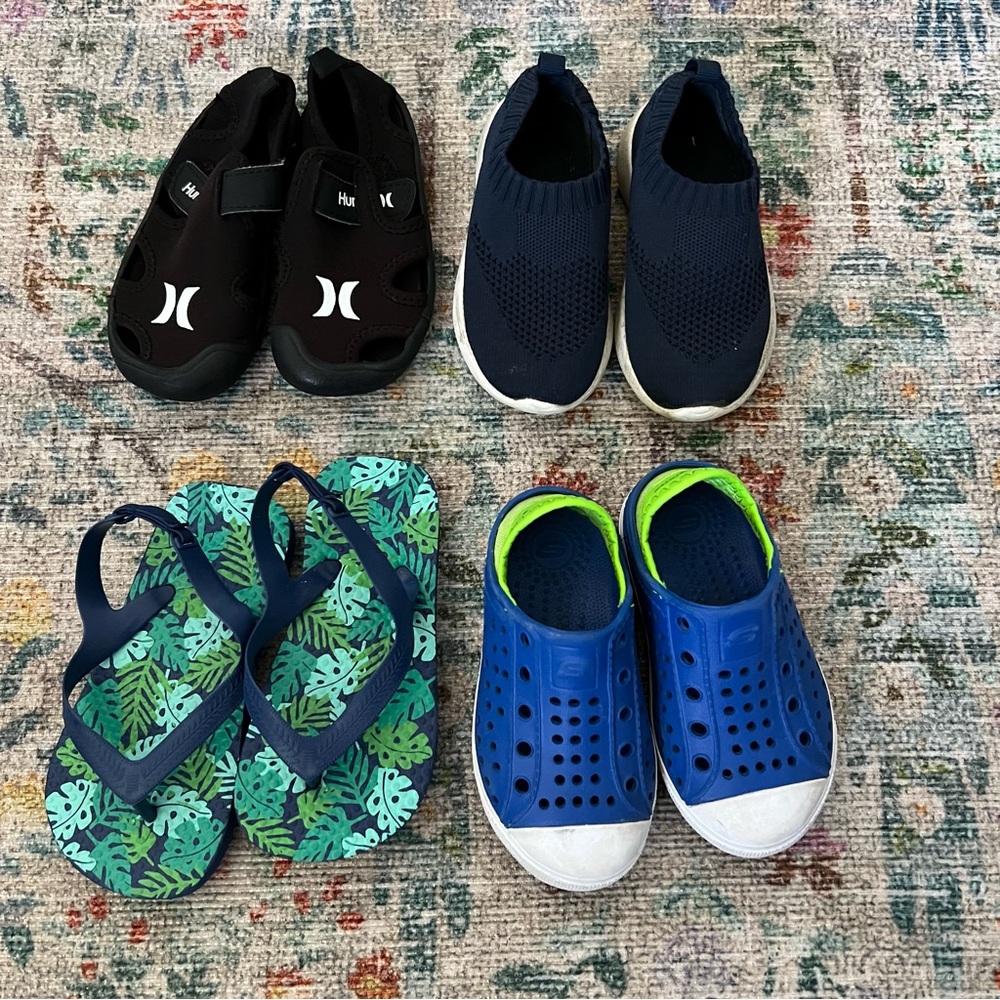 Hurley Kids Black Sandals and summer water shoes